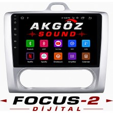 GÖZA-X Ford Focus-2 Dijital Multimedya Çerçevesi 9 Inç Soketleri Içinde