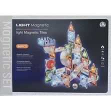 Oydaş Oyuncak Işıklı 86 Parça Manyetik Blok Seti 7.5cm