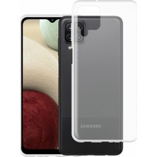 Vintessy Samsung Galaxy A12 Kılıf Lüx Şeffaf Silikon