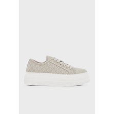 Armani Exchange Logolu Kalın Tabanlı Sneaker Ayakkabı Bayan Ayakkabı XW002786 AF23055 MZ738