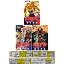 Gerekli Şeyler Yayıncılık Naruto 58-59-60. Ciltler Manga Seti + Özel Cetvel