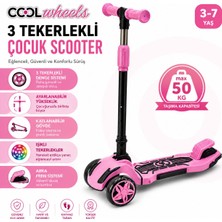 Luna Elite 3 Tekerlekli Katlanabilir LED Işıklı Scooter