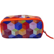 Brons Küp Desenli Çift Gözlü Kalem Kutusu