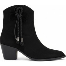 Love Shine Aurelle Western Püsküllü Süet Kovboy Bot Suni Süet Büyük Numara