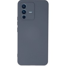 Vintessy Vivo V23 5g Kılıf Nano Içi Kadife Silikon - Gri