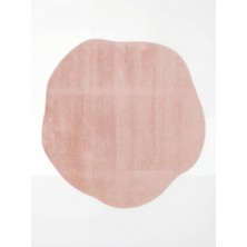 Eko Halı Zen Amorf 04 Pink Özel Şekilli Kesim Yumuşak Dokulu Hav Vermeyen Sıkı Dokuma Makine Halısı
