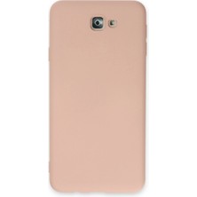 Vintessy Samsung Galaxy J7 Prime Kılıf Nano Içi Kadife Silikon - Pudra