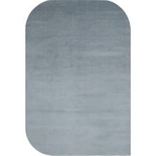 Eko Halı Zen Amorf 05 Blue Özel Şekilli Kesim Yumuşak Dokulu Hav Vermeyen Sıkı Dokuma Makine Halısı