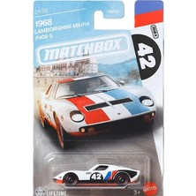 Matchbox 1968 Lamborghini Miura P400 S 1:64 Diecast Model Araba