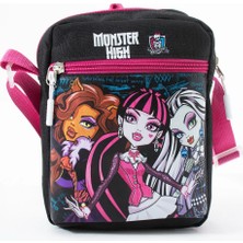 Kingston Hill Monster High Çocuk Omuz Çantası – 3 Bölmeli – Su Geçirmez Kumaş - Ayarlanabilir Askılık