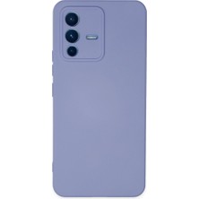 Vintessy Vivo V23 5g Kılıf Nano Içi Kadife Silikon - Lila