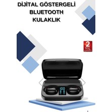 İlanib Ticaret Dijital Göstergeli Bluetooth Kulaklık Kablosuz Tws Stereo Bluetooth 5.0