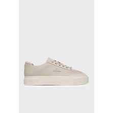 Calvin Klein Deri Logolu Sneaker Ayakkabı HW0HW02984066 Bayan Ayakkabı HW0HW02984 066
