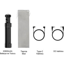 Gdx Osmo Pocket ve Işık Için Uyumlu Powerbank 20800 Mah