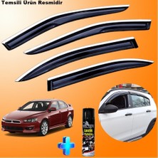 Caraks Lancer Mügen Cam Rüzgarlığı Abs Nikelaj Krom Cam Rüzgarlığı 2008-2015 + Ebrayn Lastik Parlatıcı