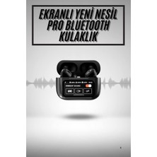 İlanib Ticaret Yeni Nesil Anc Özellikli Çağrı Cevaplayan Dokunmatik Ekranlı Bluetooth Kulaklık Siyah