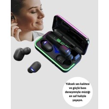 İlanib Ticaret Powerbank Özellikli Bluetooth 5.1 Kulaklık Oyun ve Müzik Için