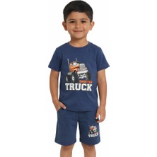 Veraye Sock Monster Truck Baskılı Ikili Erkek Takım