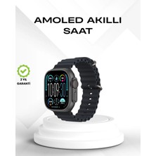 İlanib Ticaret Amoled Akıllı Saat Bluetooth Arama Su Geçirmez