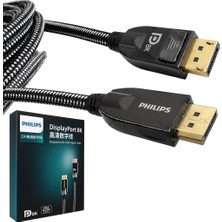 Philips SWR3139W/93 2 Metre 8k 60Hz Displayport 1.4 Kablo Premium Örgülü Zırhlı