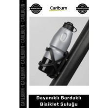 Carlburn #bisiklet Matara Seti Montaj Kafesi Kapaklı Ergonomik Dayanıklı Aksesuar Bardaklı Bisiklet Suluğu