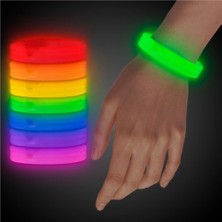 Ett Glow Partisi Fosforlu Bileklik 6 Renk 6 Adet