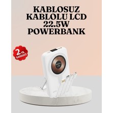 İlanib Ticaret Kablosuz ve Kablolu Şarj Destekli Taşınabilir Powerbank