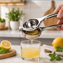 Senz Paslanmaz Çelik Kaplama Limon ve Narenciye Sıkacağı
