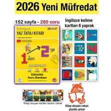 Tonguç Akademi 1'den 2'ye 2026 Tüm Dersler Hazırlık Kitabı Ingilizce Kelime Kartları