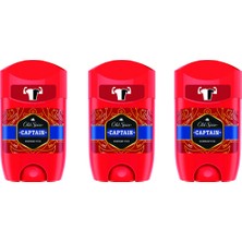 Old Spice Captain 3 Koku Türü Deo Stick 50 ml Erkekler İçin Etkili Deodorant