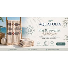 Aquatolıa Müslin Büyük Balıklı Peştemal -  Pamuk- 100 x 180 cm- Peştemal- Plaj Havlusu- Balık Desen