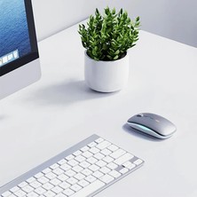 İlanib Ticaret Inphic M5 Kablosuz Fare Şarj Edilebilir Sessiz Kullanım 2.4g Işıklı USB MOUSE-1852
