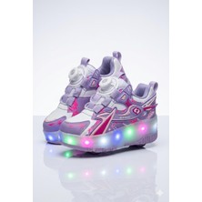 Erdal Koçyiğit 9626 Çocuk Akıllı Bağcıklı Işıklı Tekerlekli Paten & Sneaker