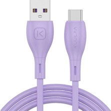 İlanib Ticaret Kuulaa Liquid Silicone USB Type C Qc3.0 Hızlı Şarj Kablosu 1METRE-1852