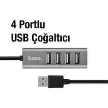 İlanib Ticaret Hoco Hb1 80CM Kablolu 4 Portlu USB Çoğaltıcı Hub ADAPTÖR-1852