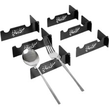 İlanib Ticaret 3D Özel Baskı 6’lı Kaşık Çatal Servis Standı Masa Üstü Düzenleyici