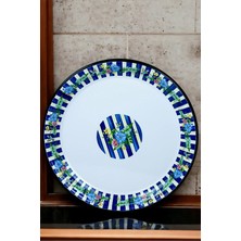 İnci Emaye Inci Emaye 40 No Emaye Sini Sunum Tepsisi ~38 cm