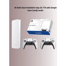 İlanib Ticaret M15 Retro Konsol – 20.000 Oyunlu Çift Gamepadli 4K HDMI