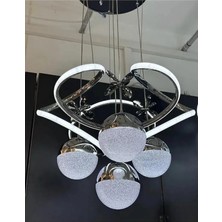 Kumsar Aydınlatma Dron Model Ledli Sarkıt 4 Toplu Avize - Salon Oturma Odası Model