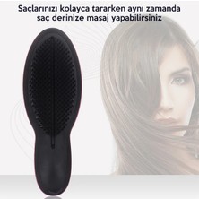 İlanib Ticaret Ezere Siyah Saç Açma ve Tarama Fırçası Saç TARAĞI-1852