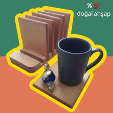Ekübya Home % 💯 Doğal Ahşap Bardak Altlığı