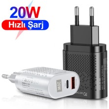 İlanib Ticaret Uslion 20W USB Qc3.0 Şarj Pd3.0 Hızlı Şarj Aleti Şarj BAŞLIK-1852