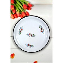 İnci Emaye Inci Emaye 40 No Emaye Sini Sunum Tepsisi ~38 cm