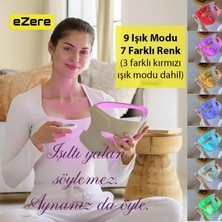 İlanib Ticaret Ezere Yüz Için Şarjlı 9 Modlu Kızılötesi & Kırmızı Işık Terapisi Maskesi – 480 Boncuklu LED Cilt Bakım Masajı Ev Tipi Işık TERAPISI-1852