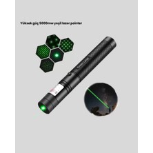 İlanib Ticaret 5000MW Yeşil Lazer Pointer Profesyonel Uzun Menzilli