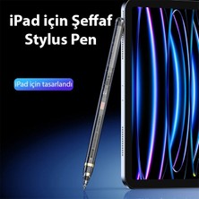 İlanib Ticaret Dux Ducis Sp-04 Manyetik Şarjlı Stylus Pen iPad Tablet Dokunmatik Kalem TRANSPARENT-1852