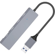 İlanib Ticaret Ally ADS-309A 4in1 USB To USB + Type-C Hub Adaptör Çevirici Dönüştürücü ÇOĞALTICI-1852