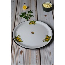 İnci Emaye Inci Emaye 50 No Emaye Sini Sunum Tepsisi ~48 cm