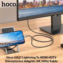 İlanib Ticaret Hoco UA27 Lightning To HDMI Hdtv Dönüştürücü Adaptör (4k 30Hz) KABLO-1852