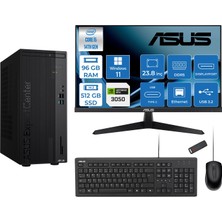 Asus Expertcenter D501MER  Intel® Core™ İ5-14500 96GB Ddr5 512GB SSD 6GB/RTX3050 WIN11HOME Mini Tower+23.8" 120Hz Asus Monitör Masaüstü Bilgisayar 12WD501MER23H32+ZETTAUSBBELLEK